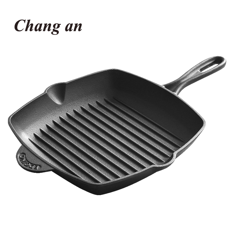 Cast iron grill pan