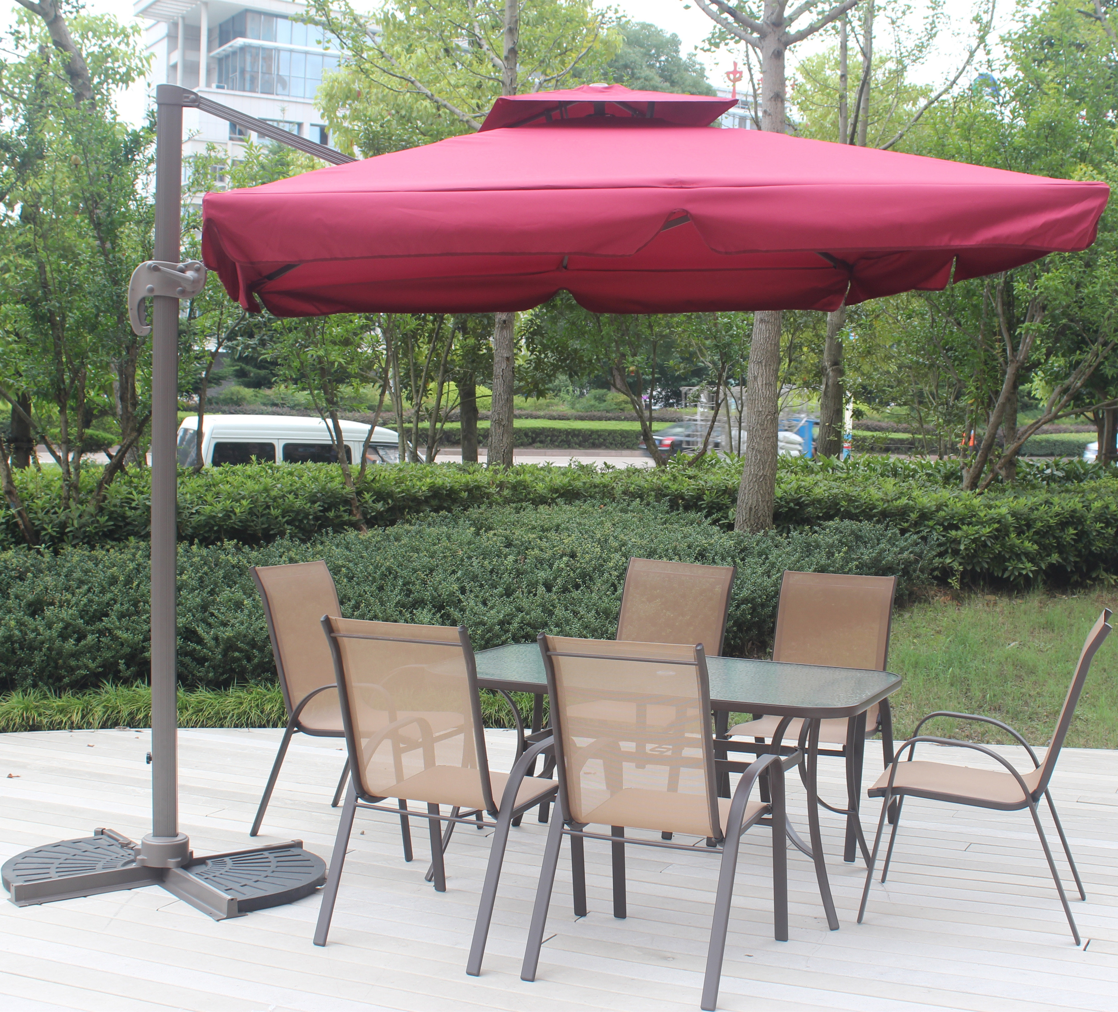 outdoor table and chair set
