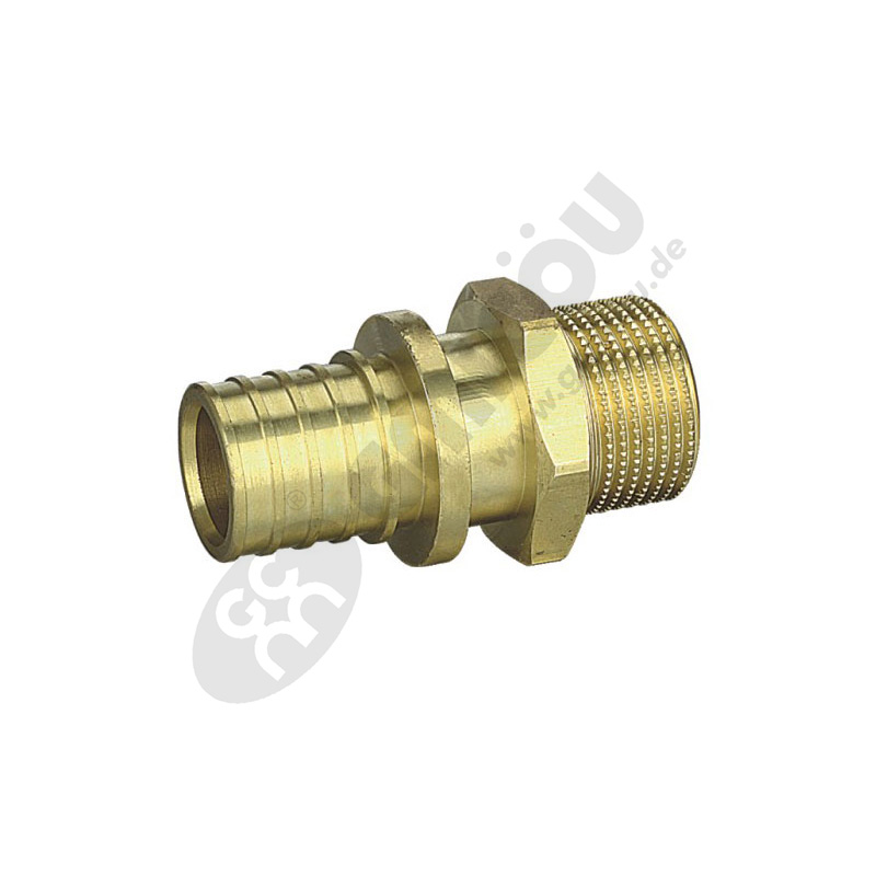 Straight pipe fitting/Male