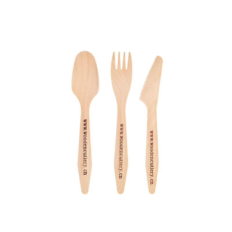 wooden 185mm knife,fork and spoon