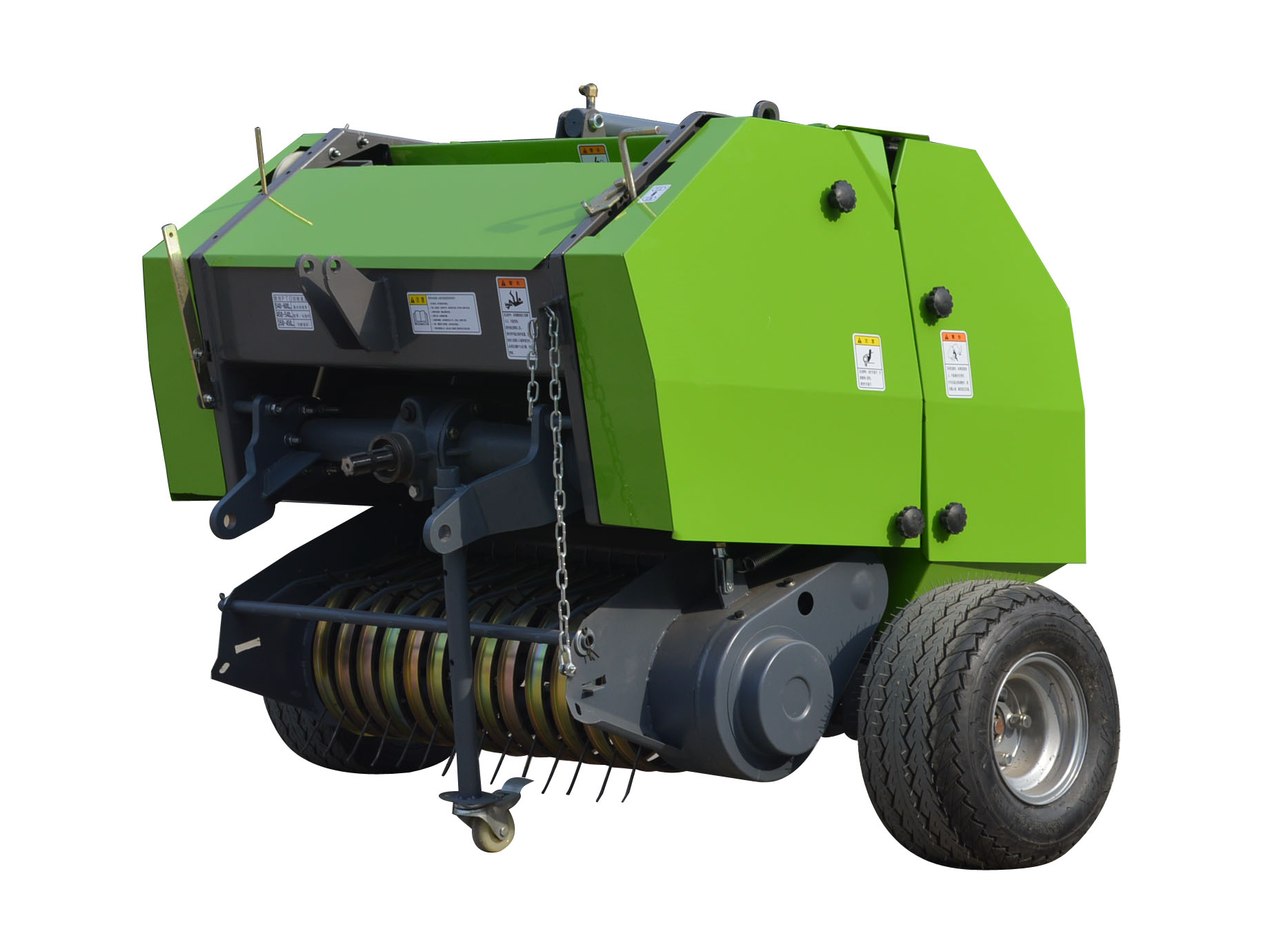 Round hay baler