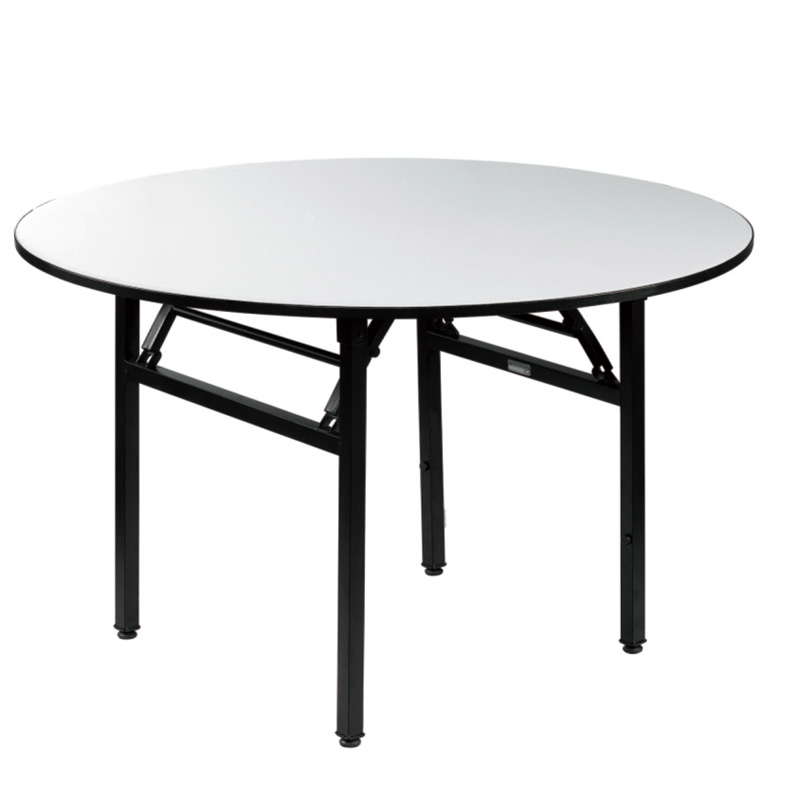 round table Durable Foldable Plywood Round hotel Restaurant Banquet Table