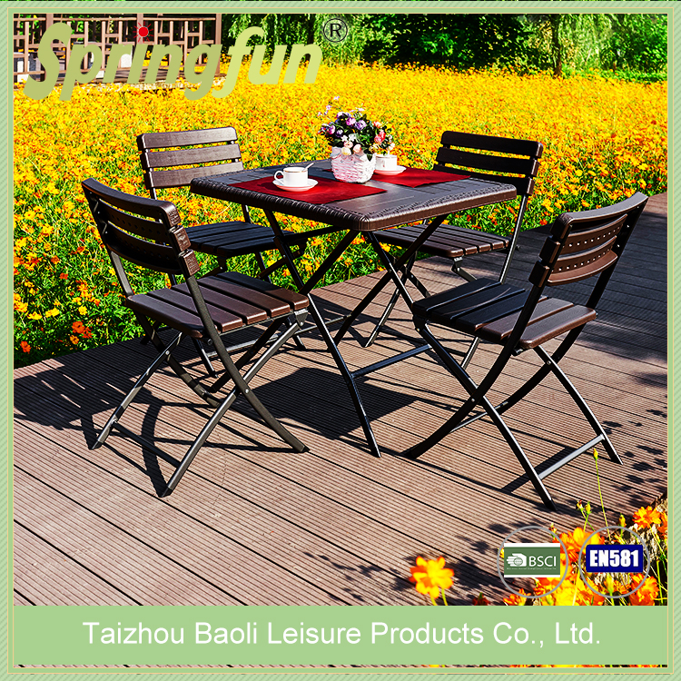 78cm folding table,78cm square table,78cm garden table,bistro table set,square folding table,wooden pattern table