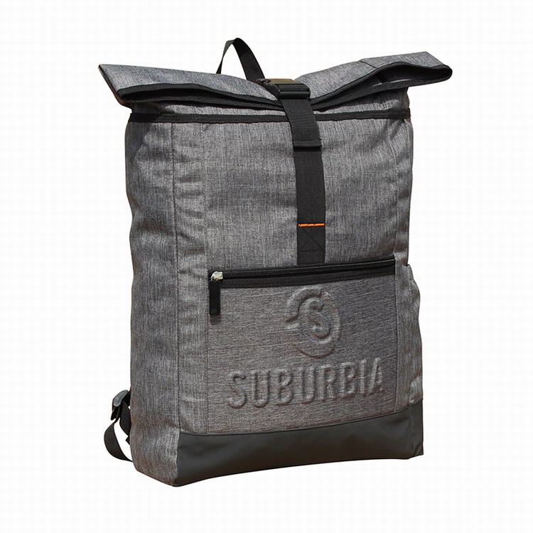 High end custom sports leisure roll top backpack