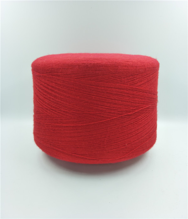 Rabbit hair like core spun yarn