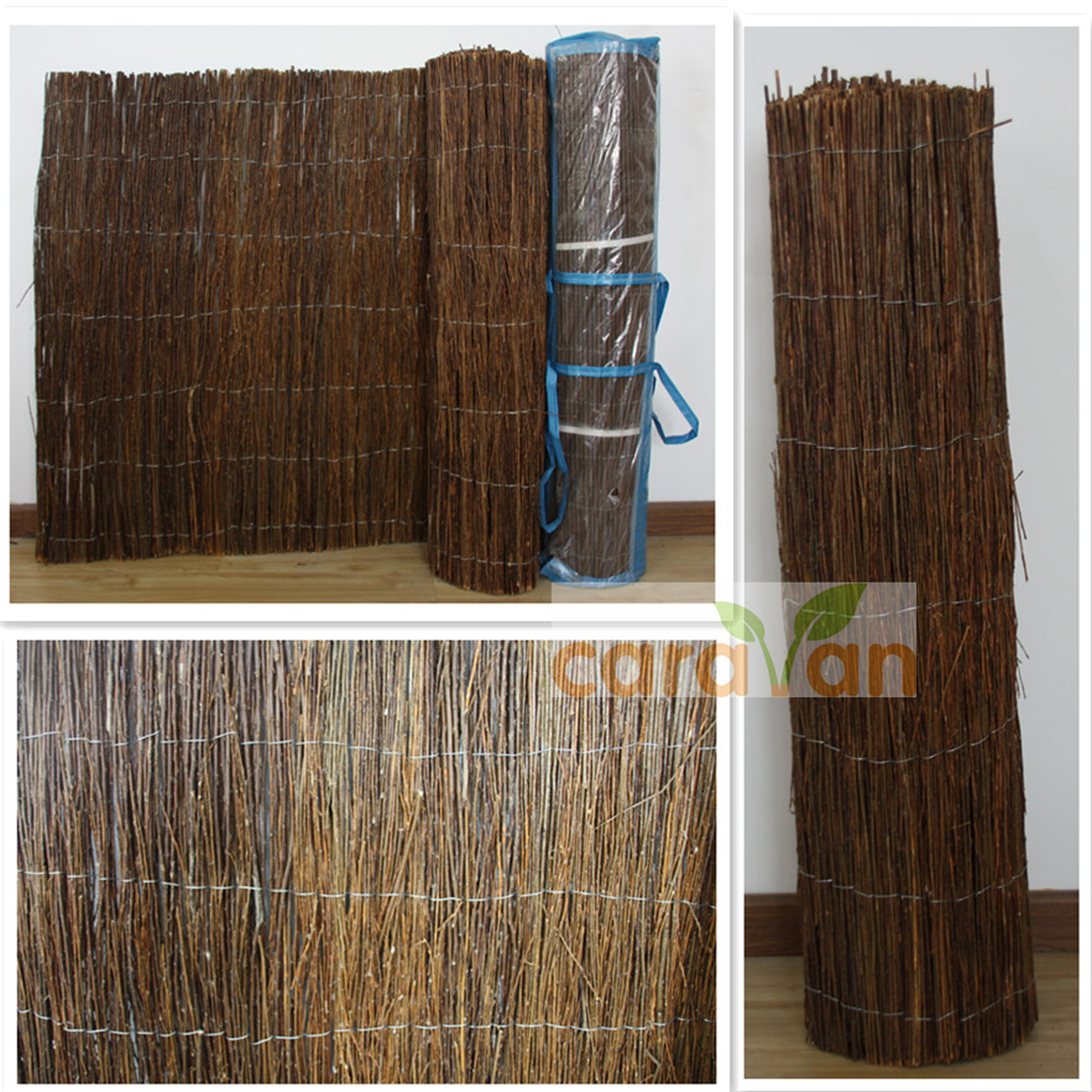 Willow branch fence