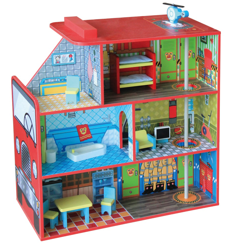 Wooden doll house