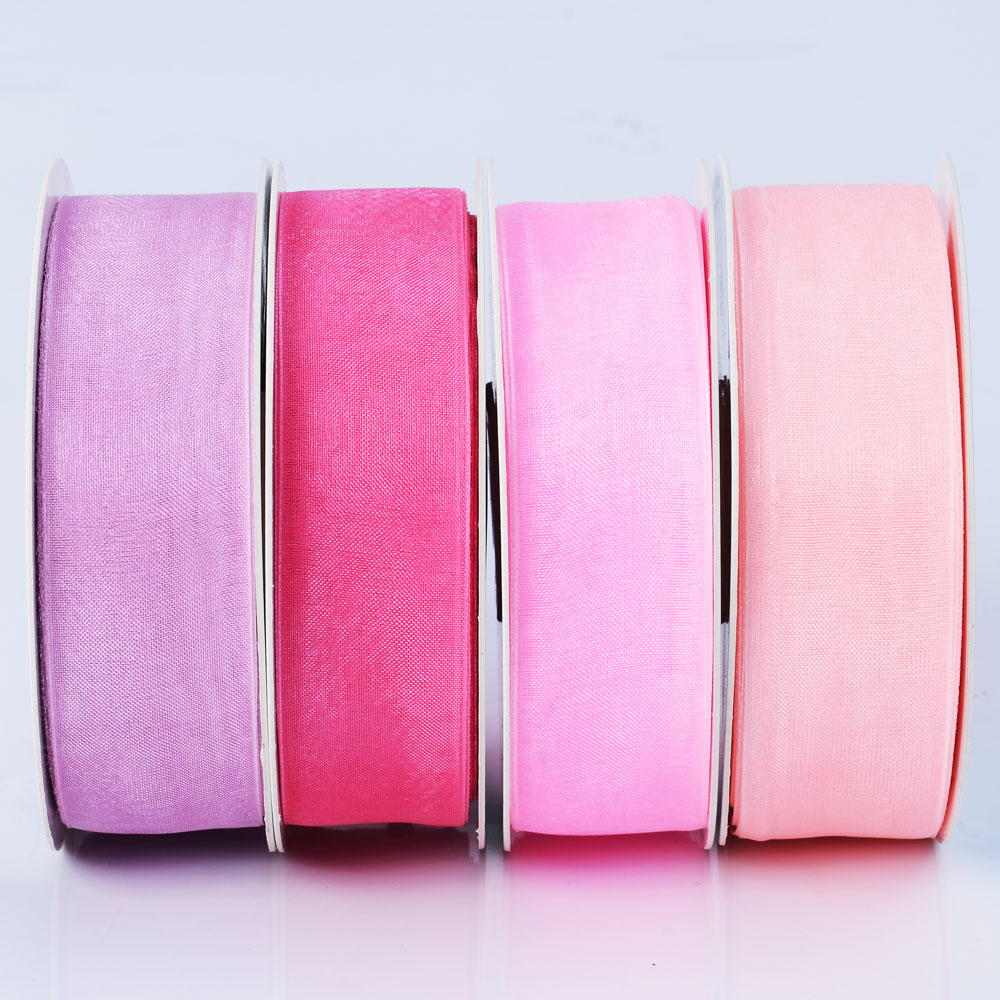 Organza sheer ribbons