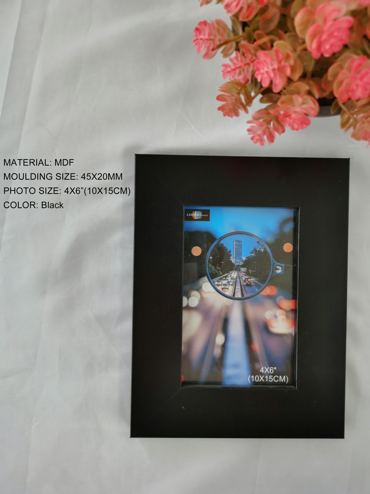 MDF 4X6'' photo frame