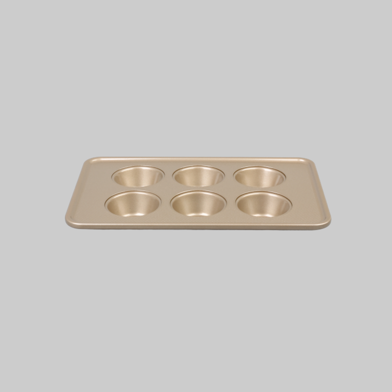 non-stick bakeware 6 cup muffin pan