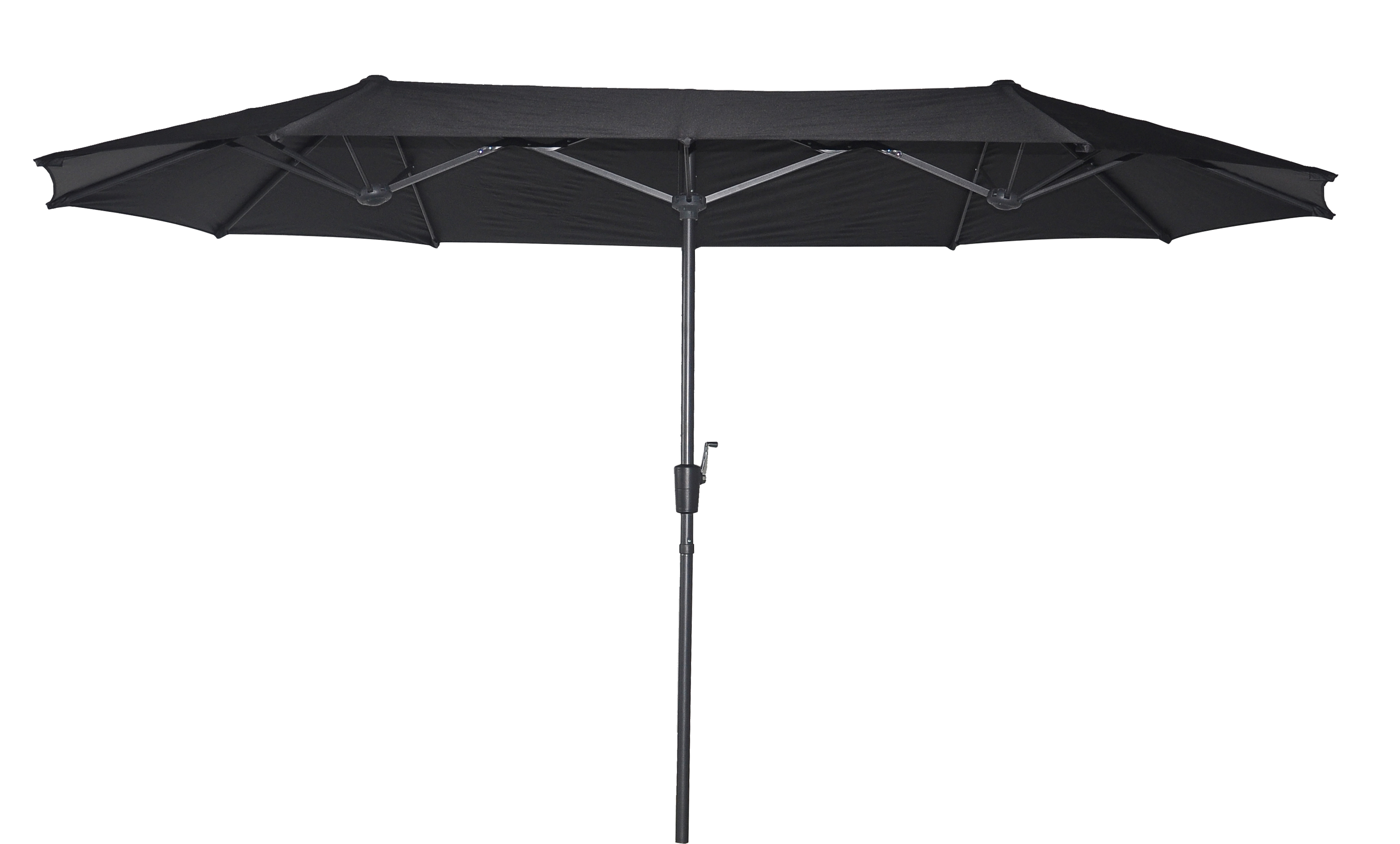 Triple heads umbrella