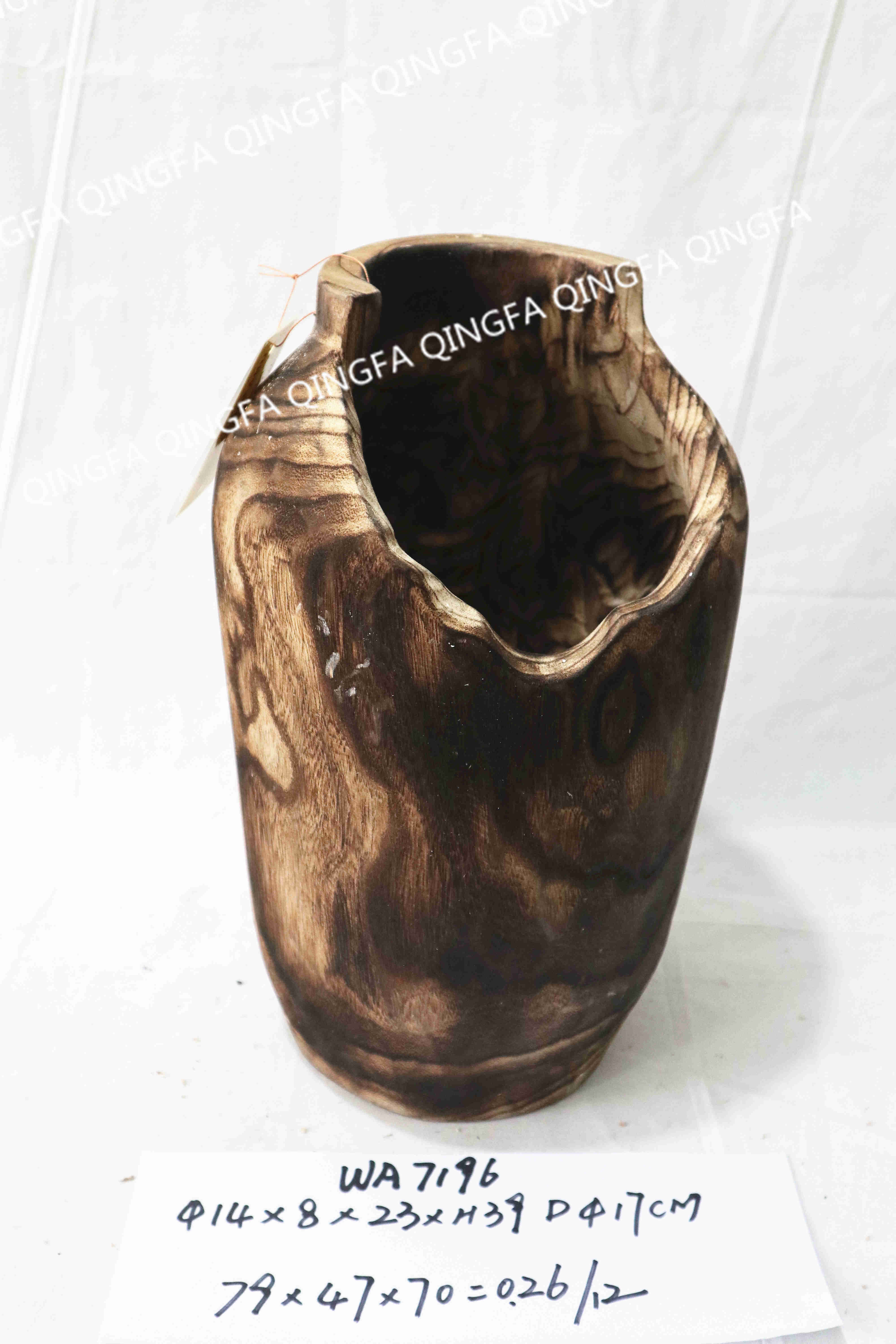 Wood Vase