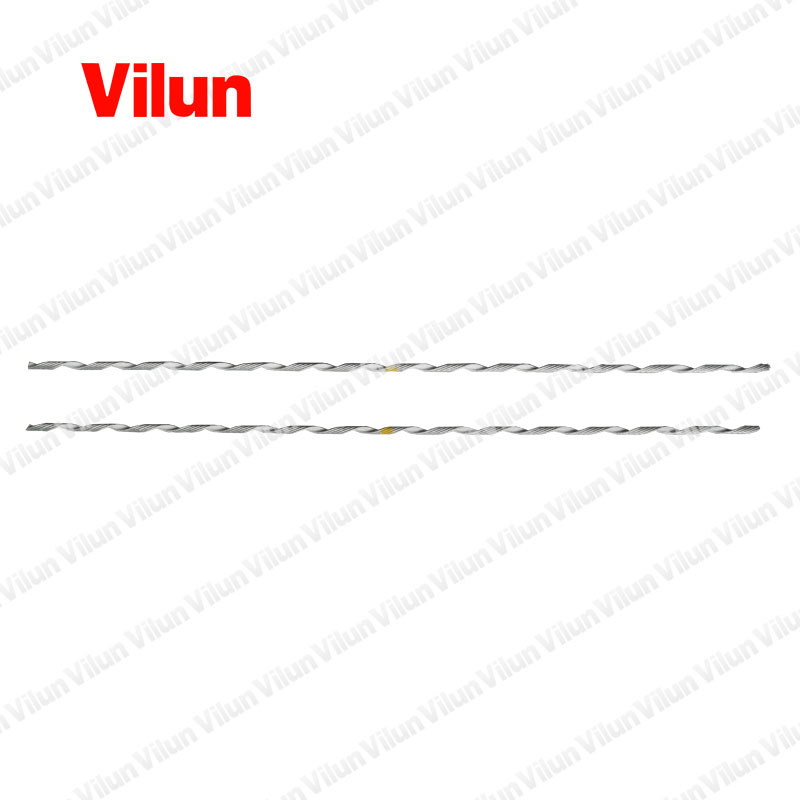 Helical strand splicing rod