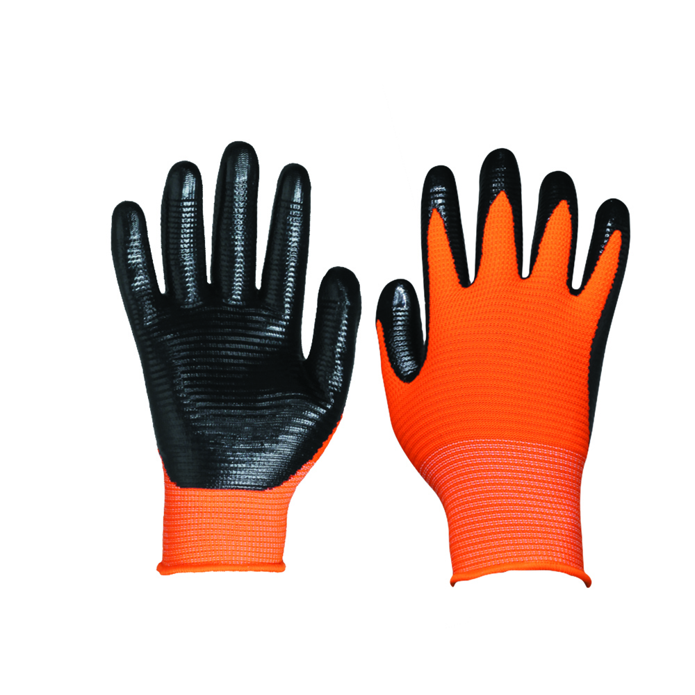 Seamless U3 knitted glove ,coated with smooth Nitrile
