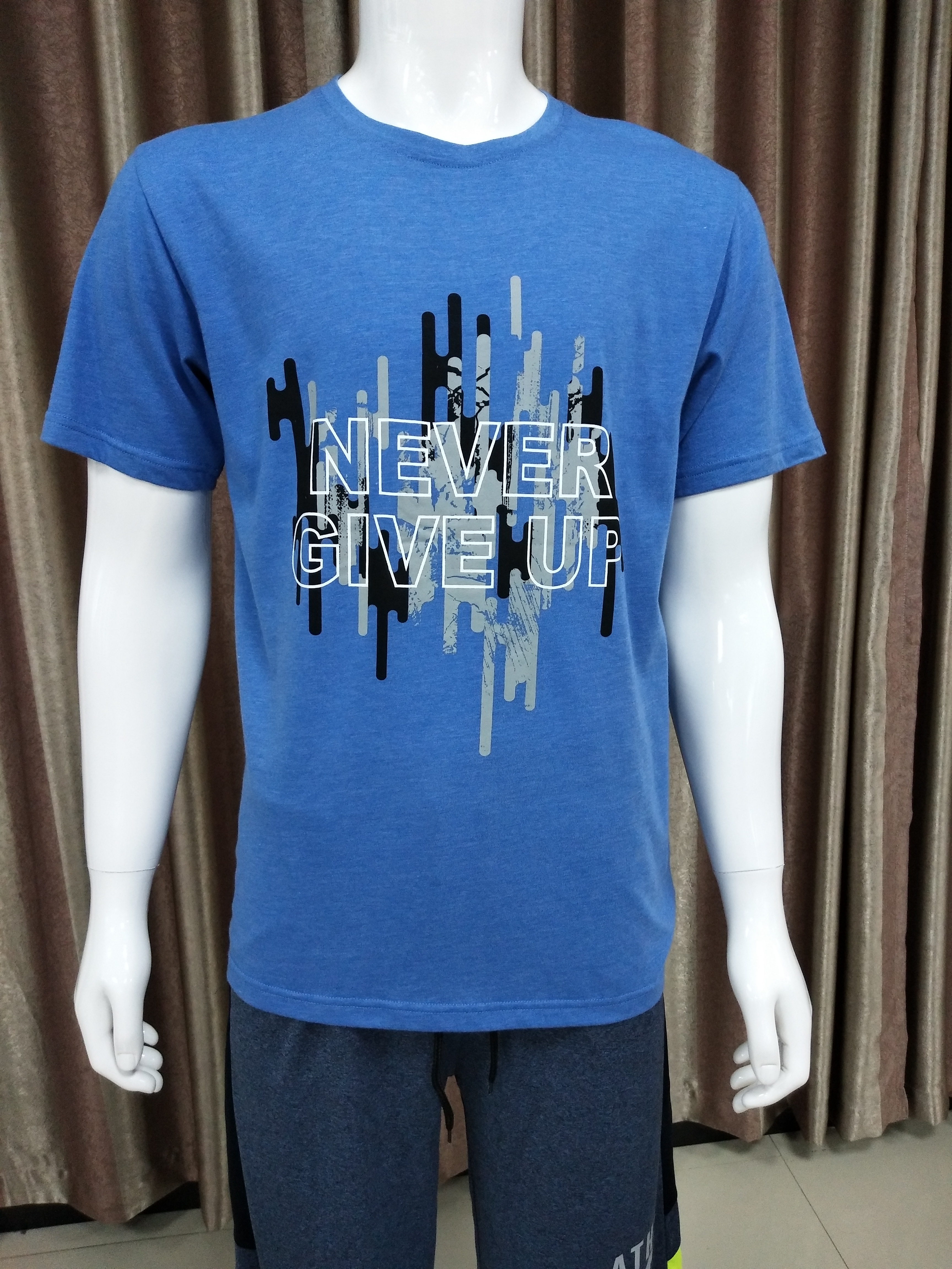 100% cotton breathable dry fit men tee shirt