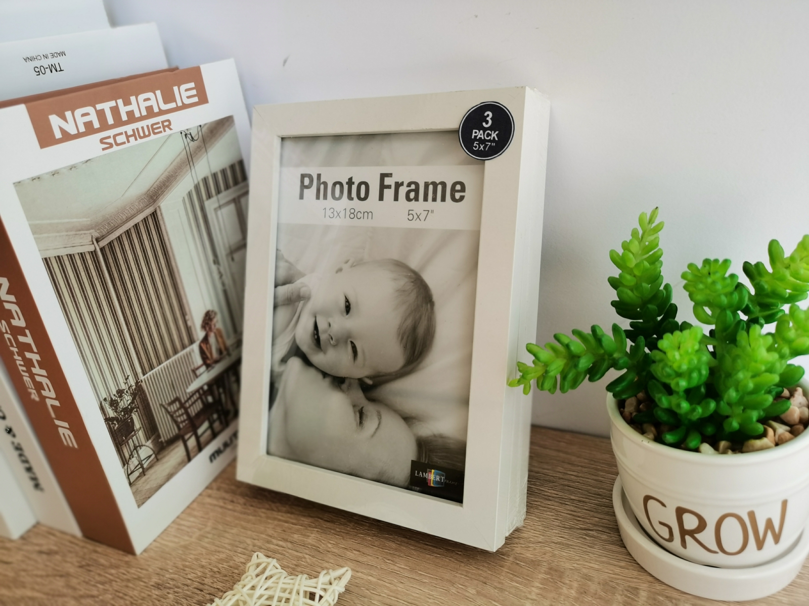 S/3 MDF 5X7'' photo frame