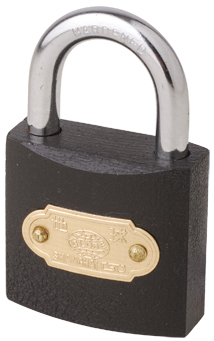 Globe Brand Grey Iron Padlock