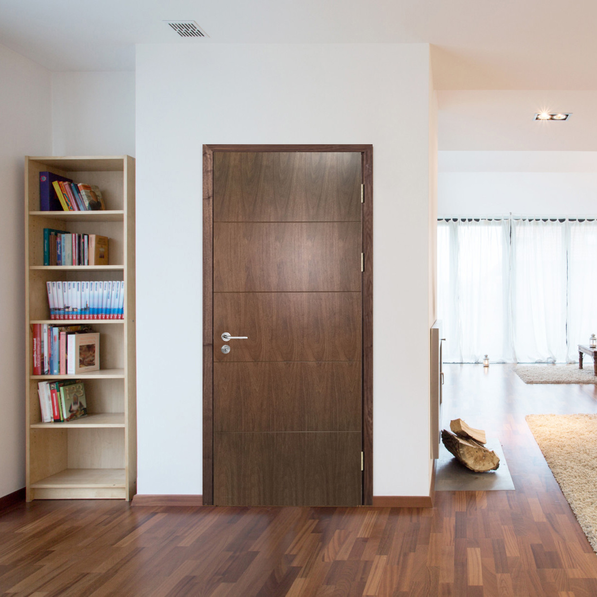 Walnut Veneer Door