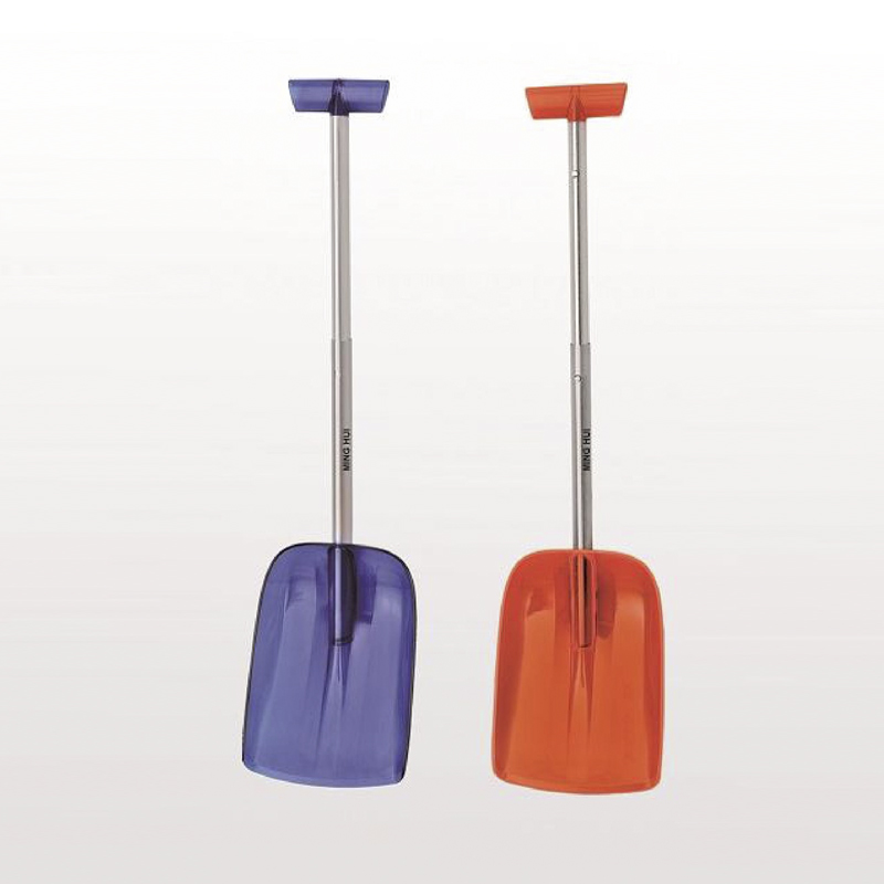 snow shovel Aluminum camping shovel adjustable and Collapsible Winter Snow Shovel