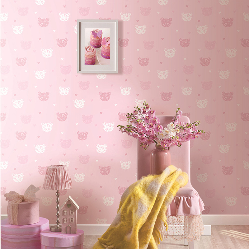 Lovely Cartoon Design Non-woven Children Wallpaper for Kid’s Room