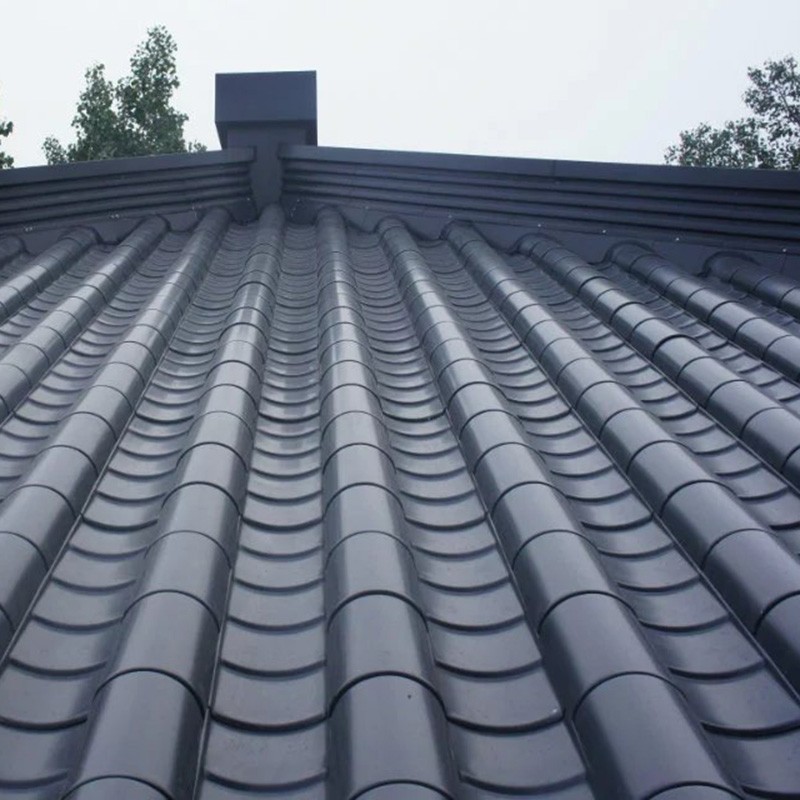Antique metal roofing