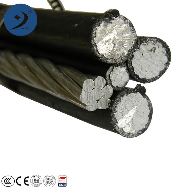 4+1 cores 0.6/1kV XLPE Insulation Aerial Bundle Cable