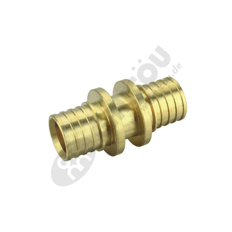 Straight pipe fiting connector with same size