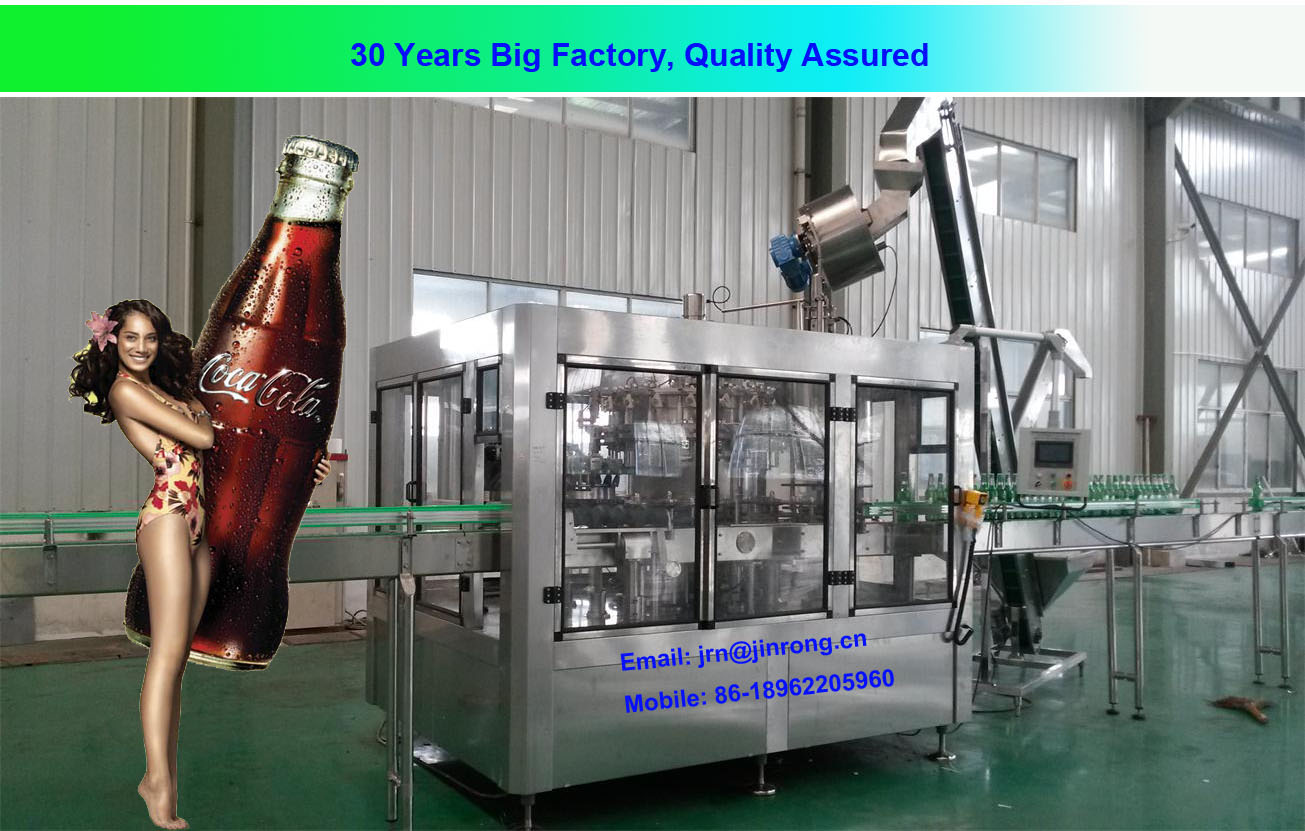 glass bottle filling machine for