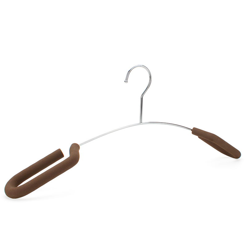 Wide shoulder EVA foam metal hanger