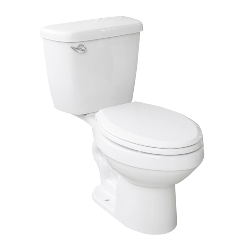 KZ7410 4.8L Elongated two piece toilet, S trap