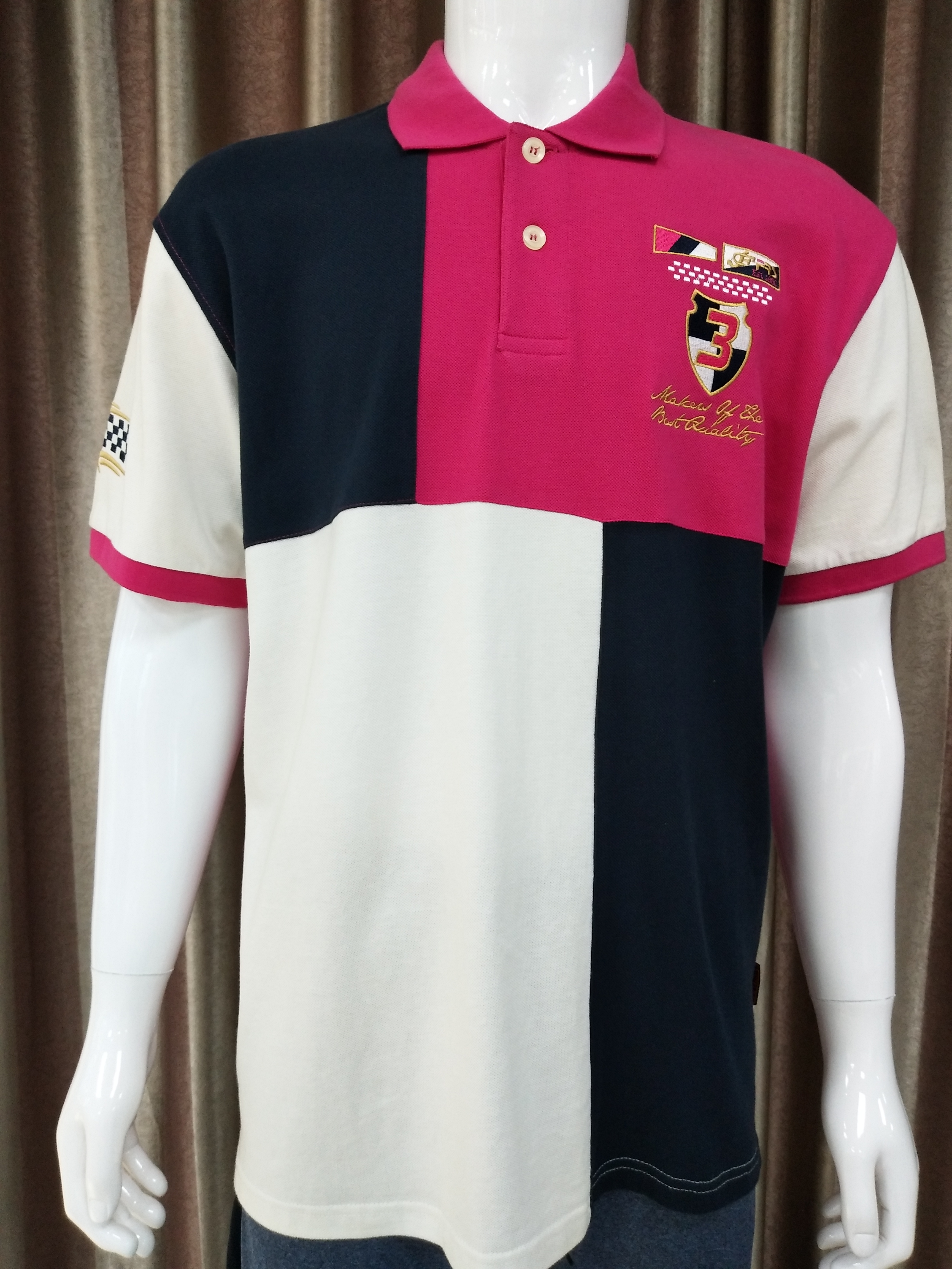 65%polyester35%cotton mens pique polo shirt