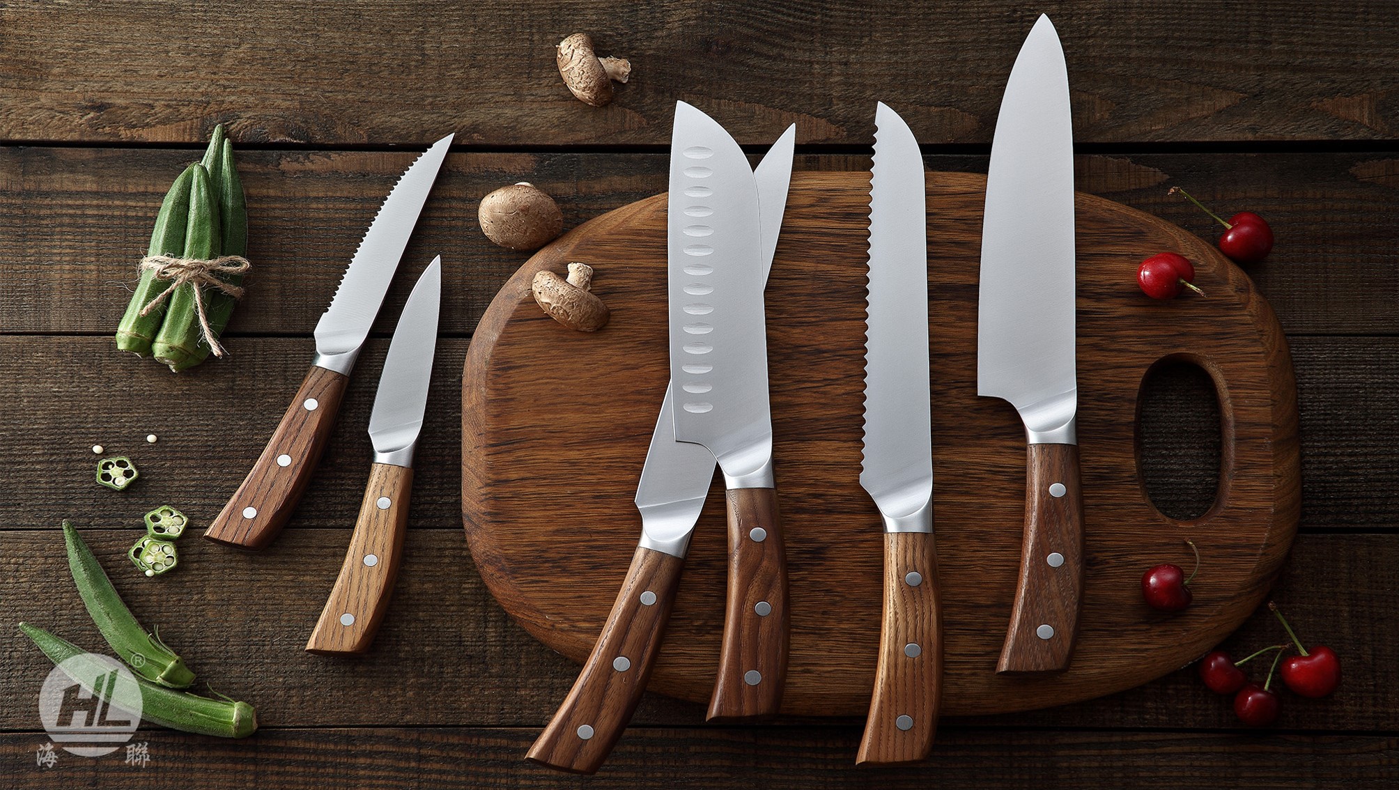 6 Piece knife set