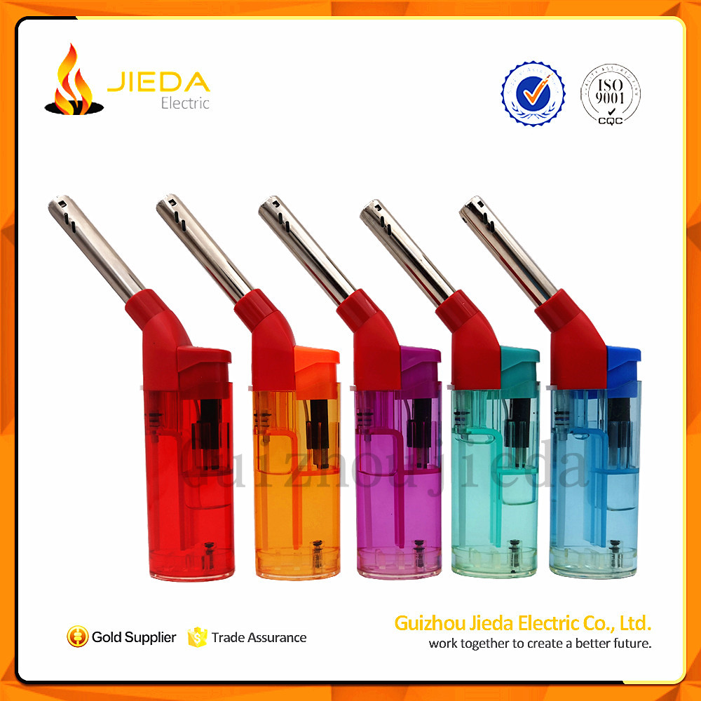 Multicolored transparent windproof torch