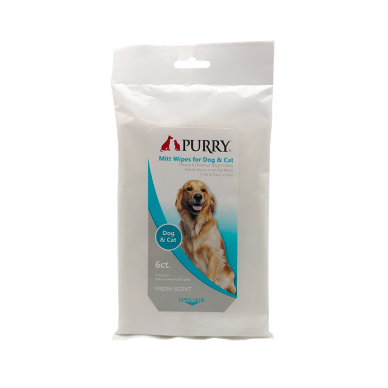 Pet Deodorizing Mitten Wipes