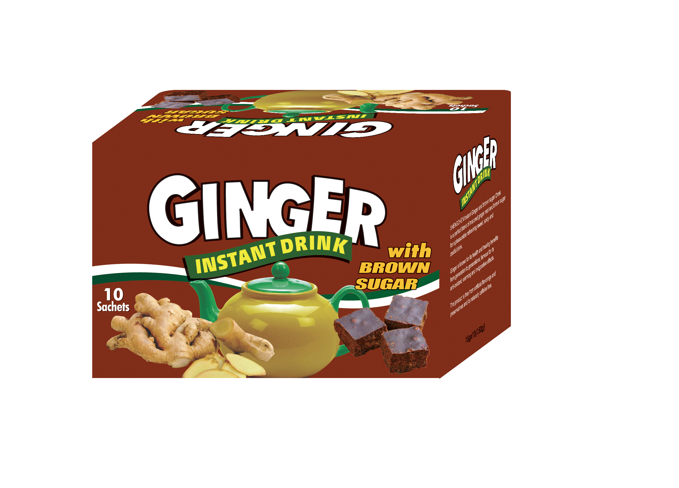 instant brown sugar ginger tea