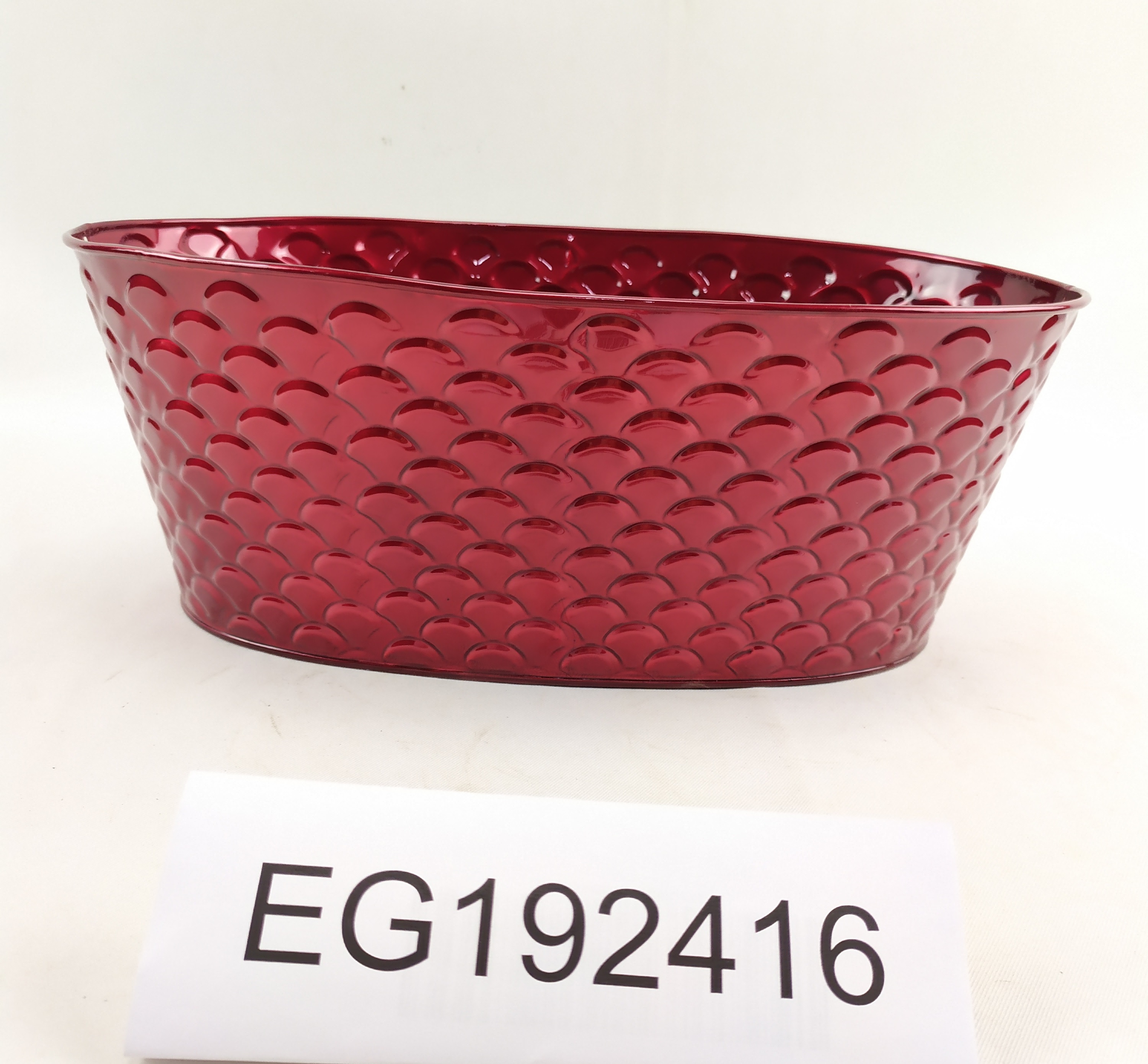 powder coated zinc flower pot garden metal planter countryside Metal Flower Pot