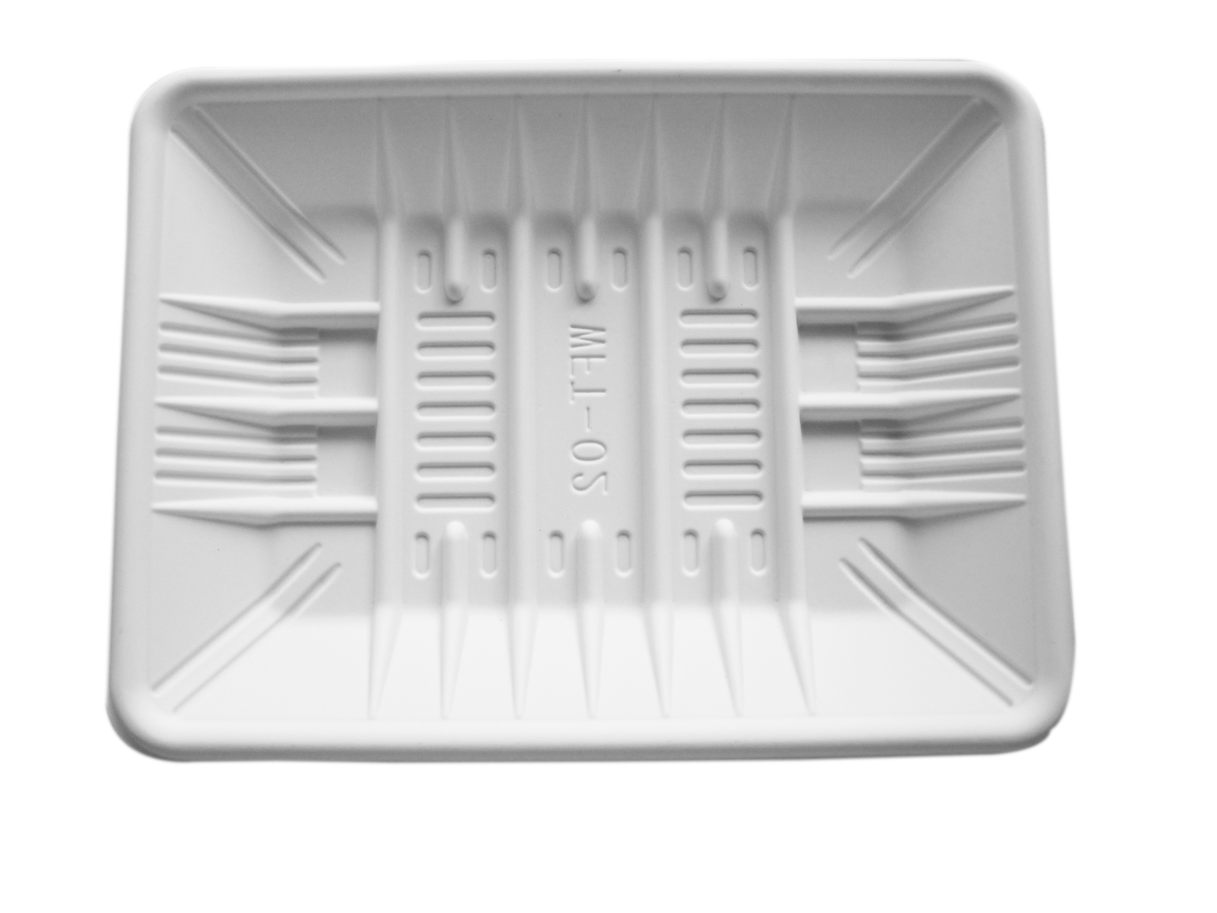 Bioplastic corn starch based tray