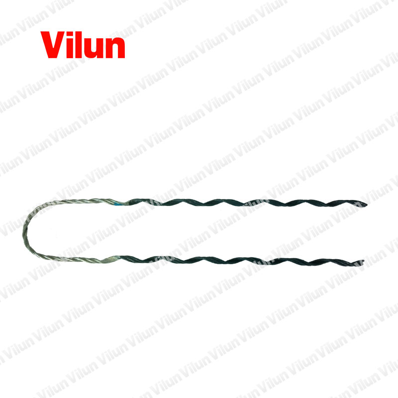 Helical dead end clamp with coating