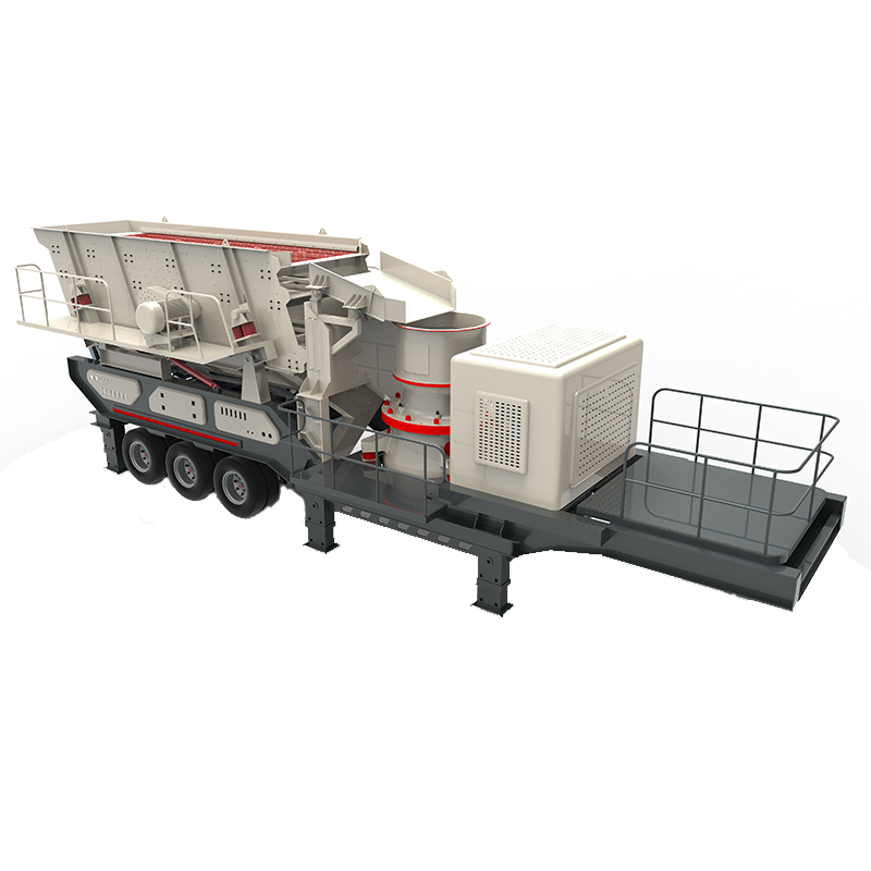 Mobile crushing station