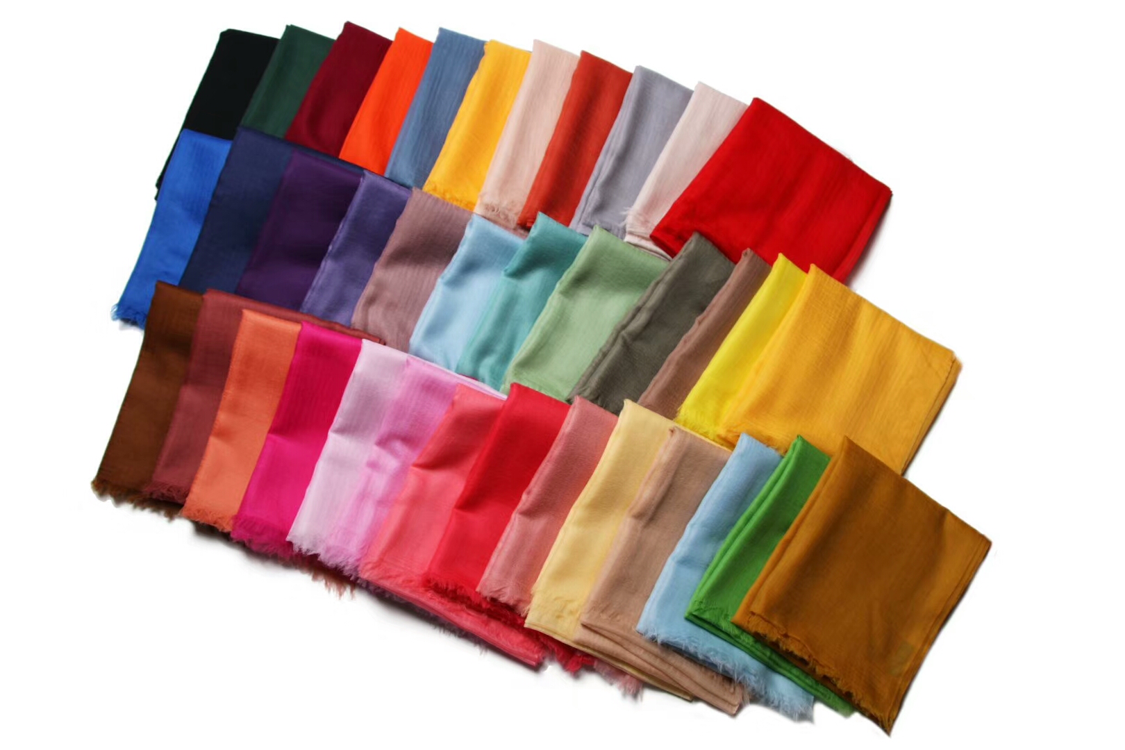 100% cashmere worsted shawl