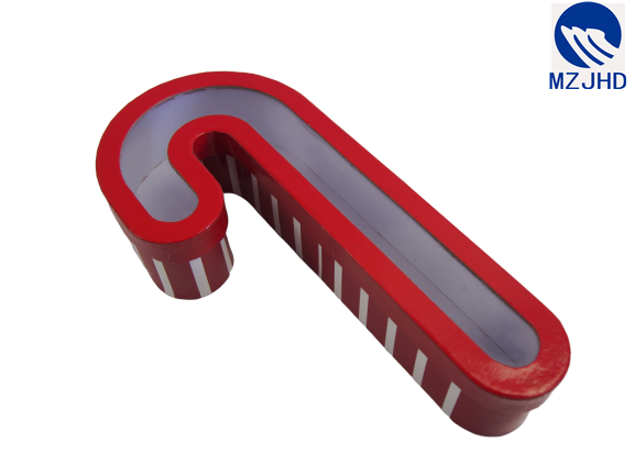 Candy Cane Paper Box