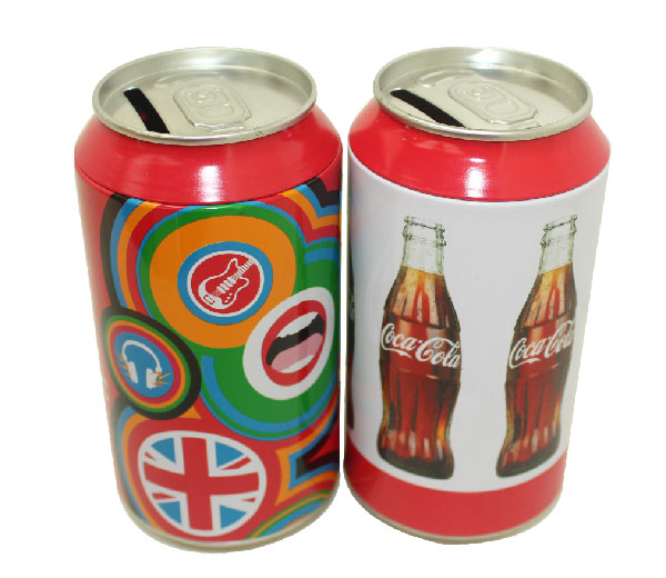 coin bank tin box