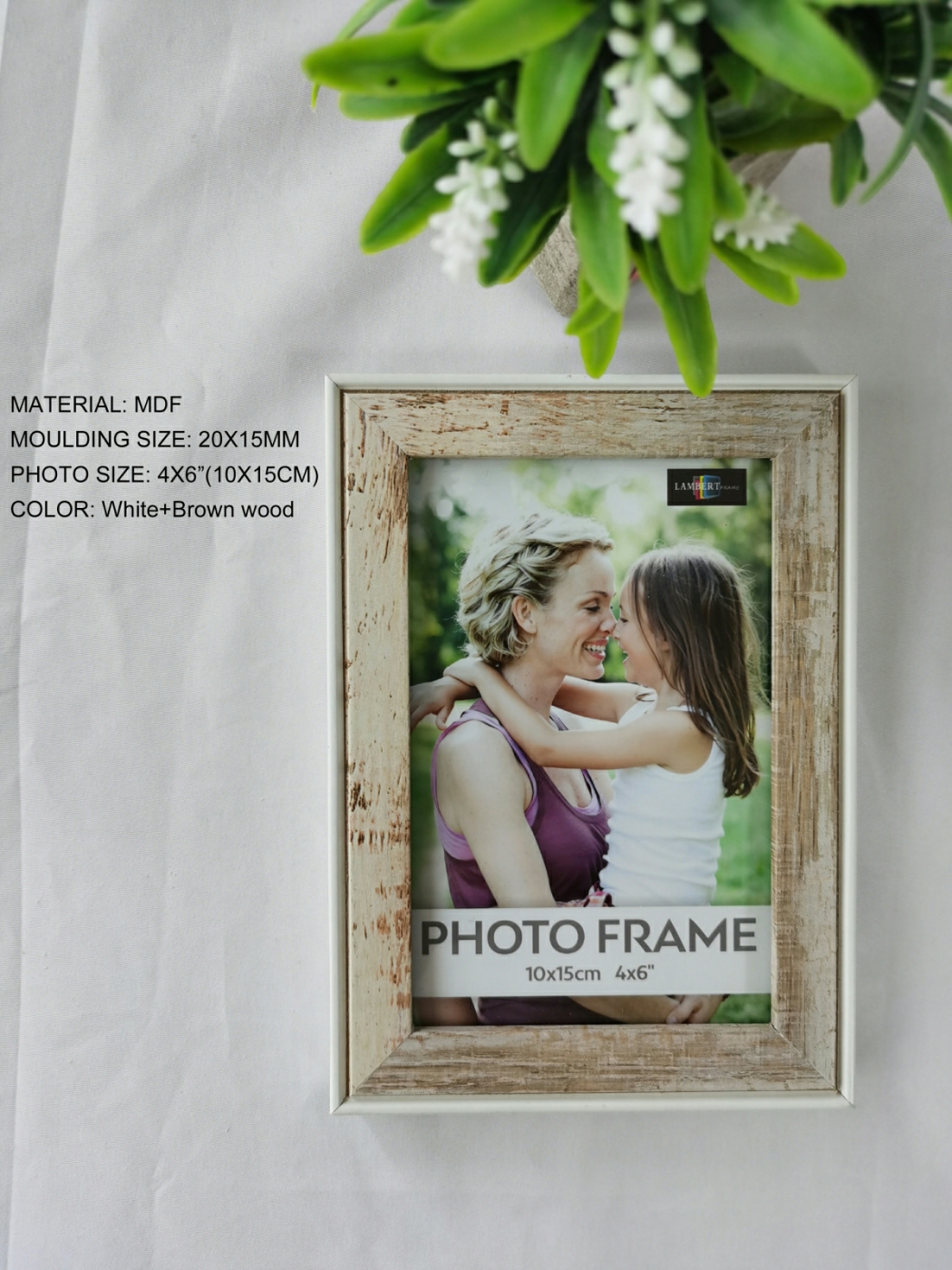 MDF 4X6'' photo frame