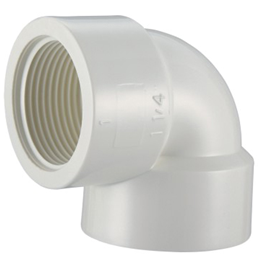 ACTIGRE brand white pvc pipe fittings ELBOW