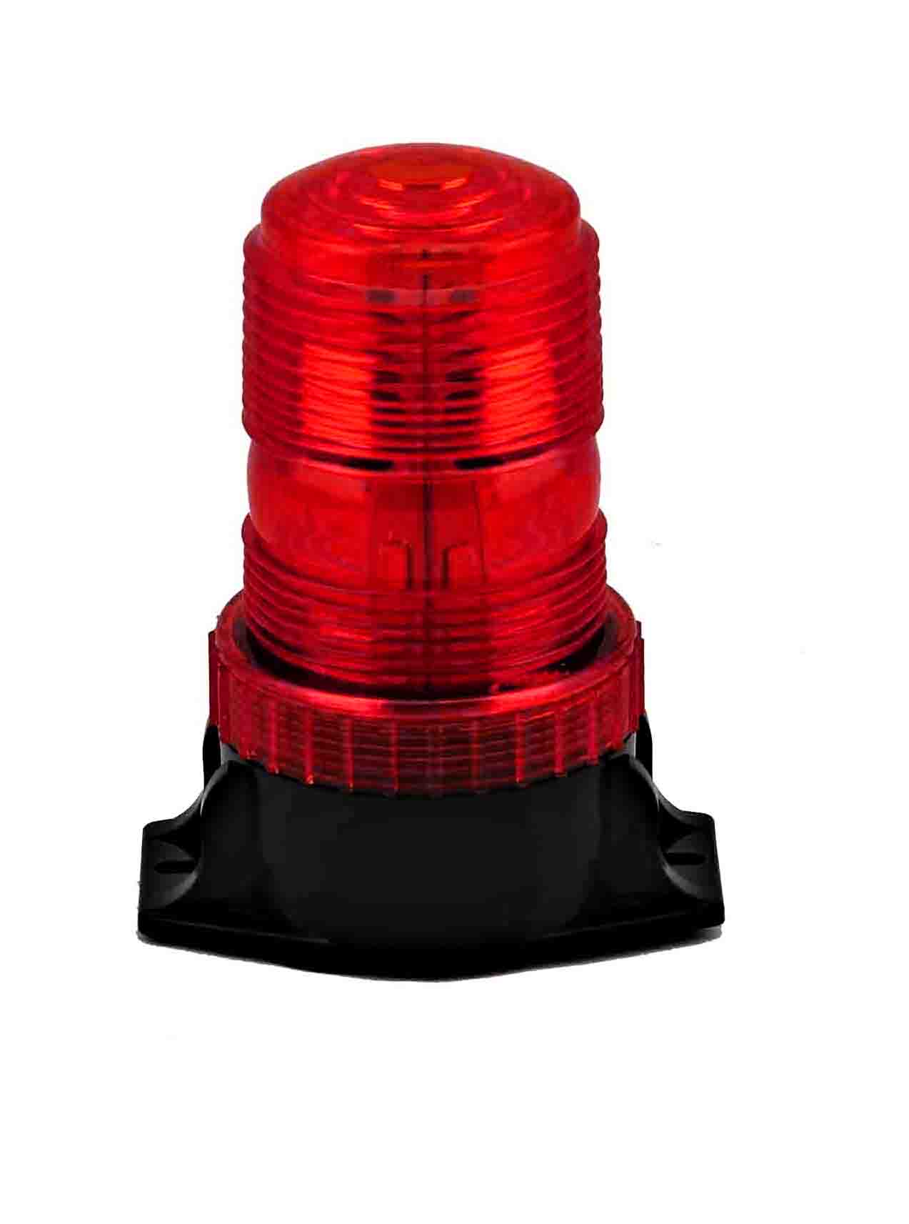 red flash beacon warning light