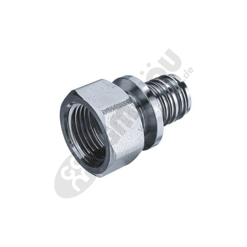 Straight pipe fittings with female thread