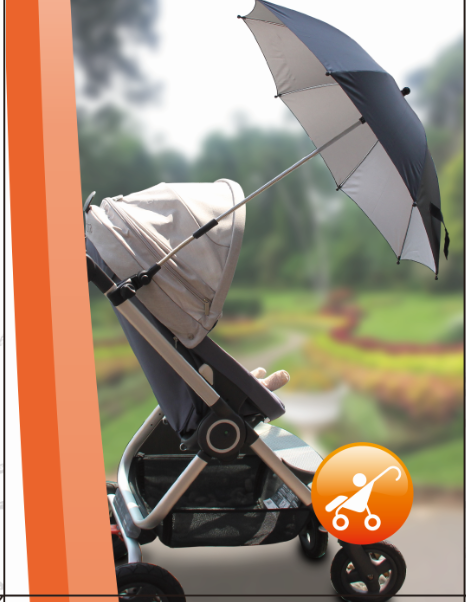 Stroller sun umbrella