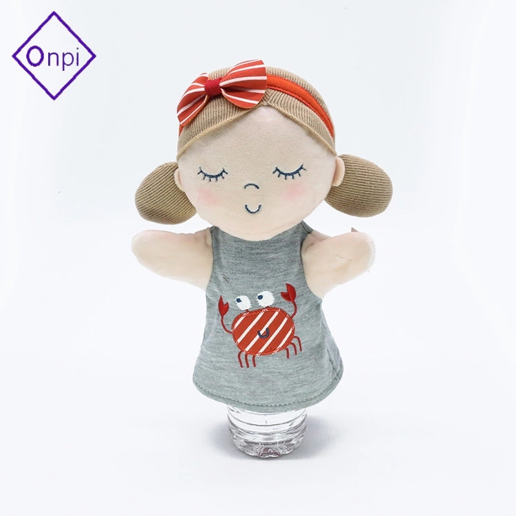 Customized soft plush hand puppet for sale