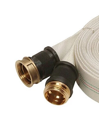 Rubber lining fire hose with italy coupling