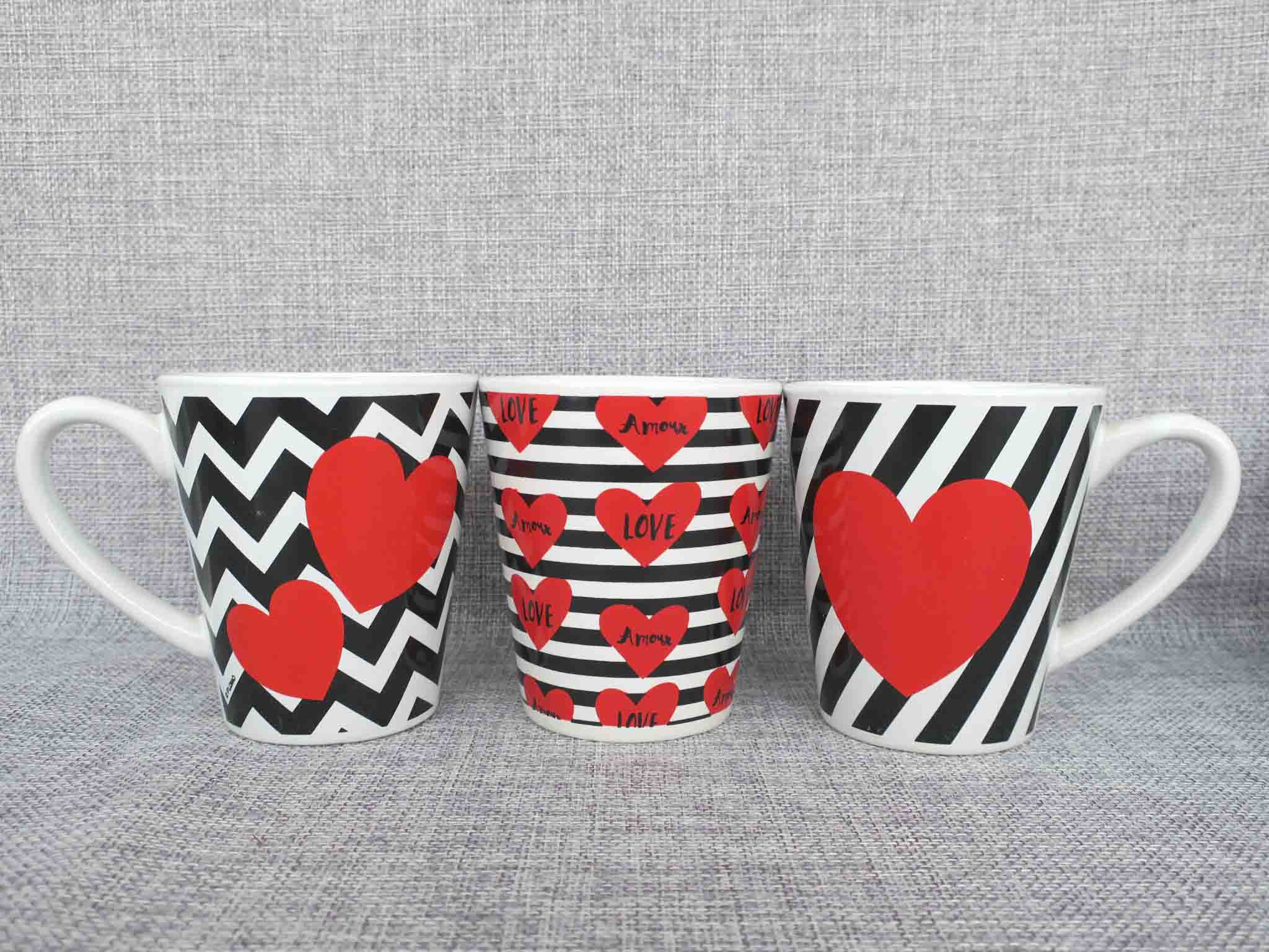 Ceramic mug,coffee mug,cup, milk mug, decal mug, gift ,promotion,love mug,Valentine's gift